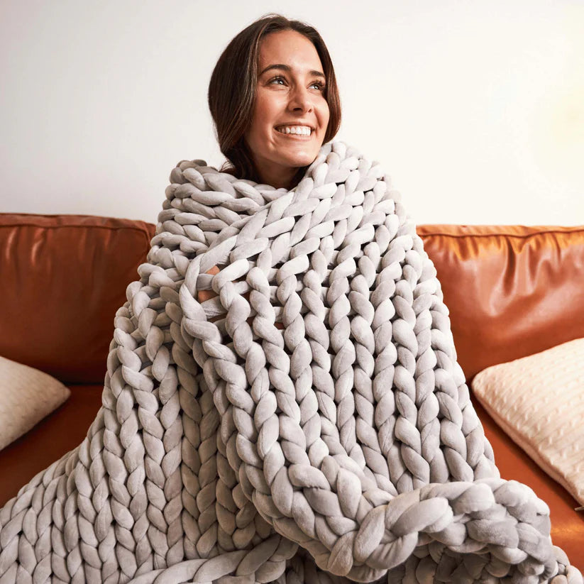 Hush Cotton Knit Weighted Blanket