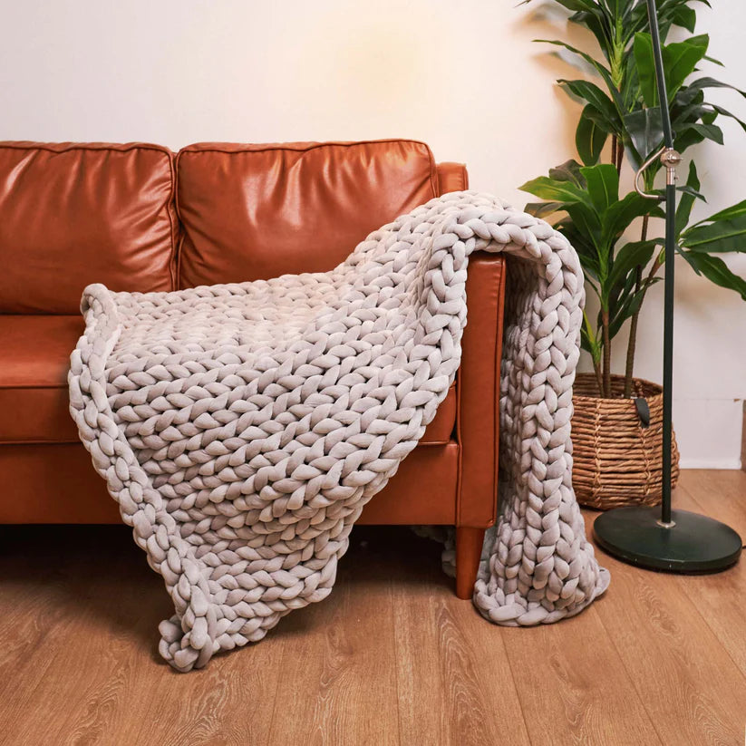 Hush Cotton Knit Weighted Blanket