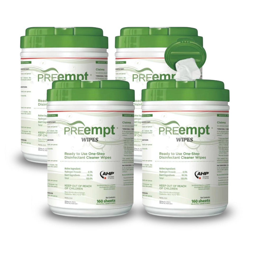 PREempt™ Disinfectant Wipes (160 sheets)