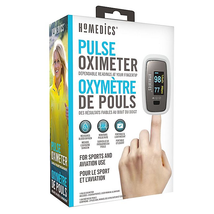 Homedics Pulse Oximeter - SleepEh.ca